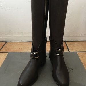 Aquatalia Noemi Riding Boots/ Color Expresso Size 9